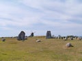 Historic graves in Gettlinge on Oland