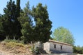 Church of Prophet Elias, Lazarata, Greece Royalty Free Stock Photo