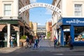 The historic Greenwich Market at Greenwich in East London