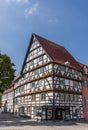Historic half timbered house Freiligrathaus in Soest