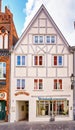 Historic half timbered house in the Hanseatic city of Wismar on the Baltic Sea