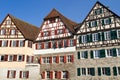 Historic half-timbered houses, Germany