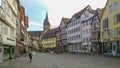 Market square in Wertheim, Germany Royalty Free Stock Photo