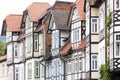 Historic half-timbered houses Royalty Free Stock Photo