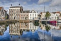 Historic harbour reflection