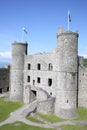 Historic Harlech Castle in Wales, Great Britain Royalty Free Stock Photo