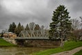 Historic Hartman Bridge In Downtown New Hamburg, Ontario, Canada Royalty Free Stock Photo