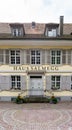 Historic Haus Salmegg building on the Upper Rhine in Rheinfelden Baden