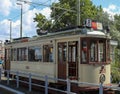 Historic HAWA 265 tram car of HTM preserved for historical rides