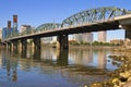 Historic Hawthorne Bridge Royalty Free Stock Photo