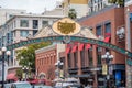 Historic Heart of San Diego - the Gaslamp district - CALIFORNIA, USA - MARCH 18, 2019