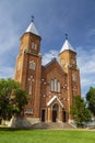 Historic Heritage Catholic Church Saskatchewan Canada Royalty Free Stock Photo