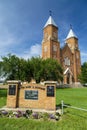 Historic Heritage Catholic Church Saskatchewan Canada Royalty Free Stock Photo