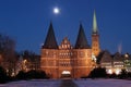 Historic Holsten Gate at LÃÂ¼beck