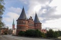 Historic Holstentor (Holsten Gate) in LÃ¼beck (Lubeck), Schleswig-Holstein, Germany Royalty Free Stock Photo