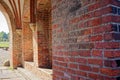 Historic Holstentor passage in Lubeck, Germany.