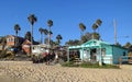 Historic homes in the Crystal Cove State Park. Royalty Free Stock Photo