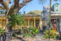 Historic Homes in Treme Neighborhood of New Orleans Royalty Free Stock Photo