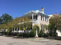 Historic Homes on Water St., Charleston, SC. Royalty Free Stock Photo