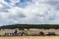 Historic Hornbeck Homestead Colorado Ranch Farm Royalty Free Stock Photo