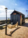 Historic houes at the old shipyard of Urk, Netherlands