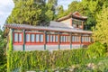 Historic house in Beihai Park in Beijing Royalty Free Stock Photo