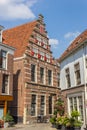 Historic house in the center of Leiden Royalty Free Stock Photo