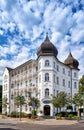 Historic house with imperial roof in Binz. Summer city on the Baltic Sea coast. RÃÂ¼gen is a popular tourist destination. Germany