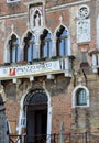 A historic house in Murano, also called Palazzo Aperto, it is a museum where various cultural events are also held. Italy Royalty Free Stock Photo