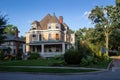 Historic House in Oak Park, an Upmarket Suburb of Chicago, Illinois. Royalty Free Stock Photo