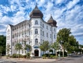 Historic house and spa in Binz. Summer town at the Baltic Sea coast. RÃÂ¼gen is a popular tourist destination. Germany Royalty Free Stock Photo