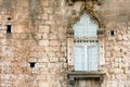 Historic house on Trogir quay Royalty Free Stock Photo