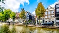 Historic Houses in the center of Amsterdam, the Netherlands Royalty Free Stock Photo