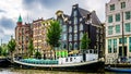 Historic houses with Bell Gables in Amsterdam