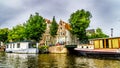 Historic houses with Bell Gables in Amsterdam