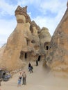 Historic houses carved in rock