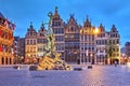 Historic houses in Grote Markt, Antwerp, Belgium Royalty Free Stock Photo