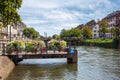 Historic houses in the La Petite France in Strasbourg Royalty Free Stock Photo