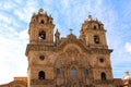 Historic Iglesia de la Compania in the Plaza de Armas of Cusco i Royalty Free Stock Photo