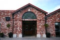 Brick exterior entry of Tannery restoration in Christchurch, New Zealand