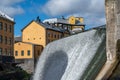 The historic industrial landscape in Norrkoping, Sweden