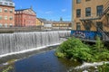 The historic industrial landscape in Norrkoping, Sweden Royalty Free Stock Photo