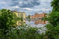 The historic industrial landscape in Norrkoping, Sweden Royalty Free Stock Photo