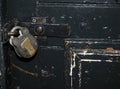 Historic jail cell door lock and shackle Kilmainham Jail Dublin