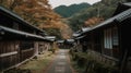 Historic Japanese village - amazing travel photography - made with Generative AI tools