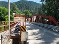 Jersey Bridge in Downieville, California Royalty Free Stock Photo