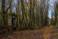 Historic Jewish cemetery in the city of Lodz, Poland Royalty Free Stock Photo