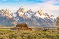 Historic John Moulton Barn in Grand Teton National Park