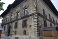 Justice Palace Building from Plaza Porlier Square of Oviedo City, Asturias region in Spain. Royalty Free Stock Photo