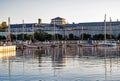 Historic Kingston Penitentiary As Seen From Olympic Harbour Royalty Free Stock Photo